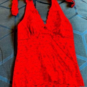 New Red Halter with no tags